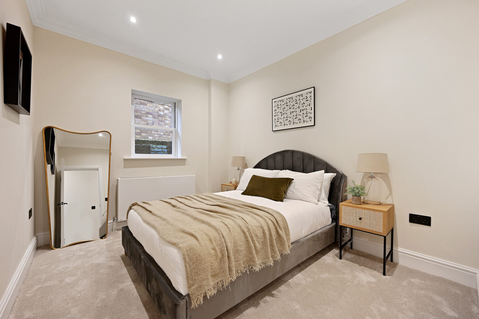 Refurbished two-bedroom period apartment at Grange Park, Ealing W5