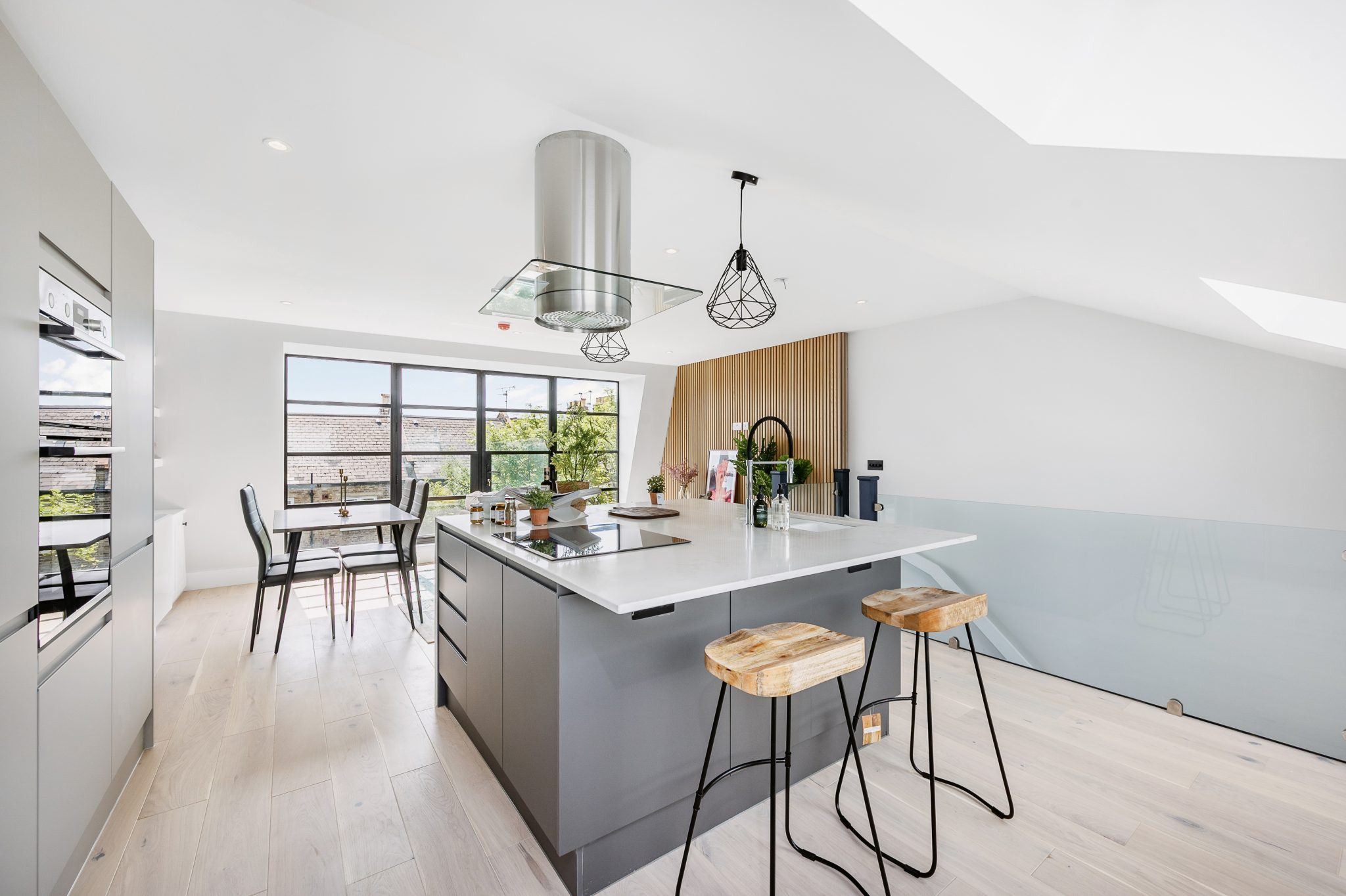High-specification three-bedroom home delivered at Netherwood Road in Brook Green, W14