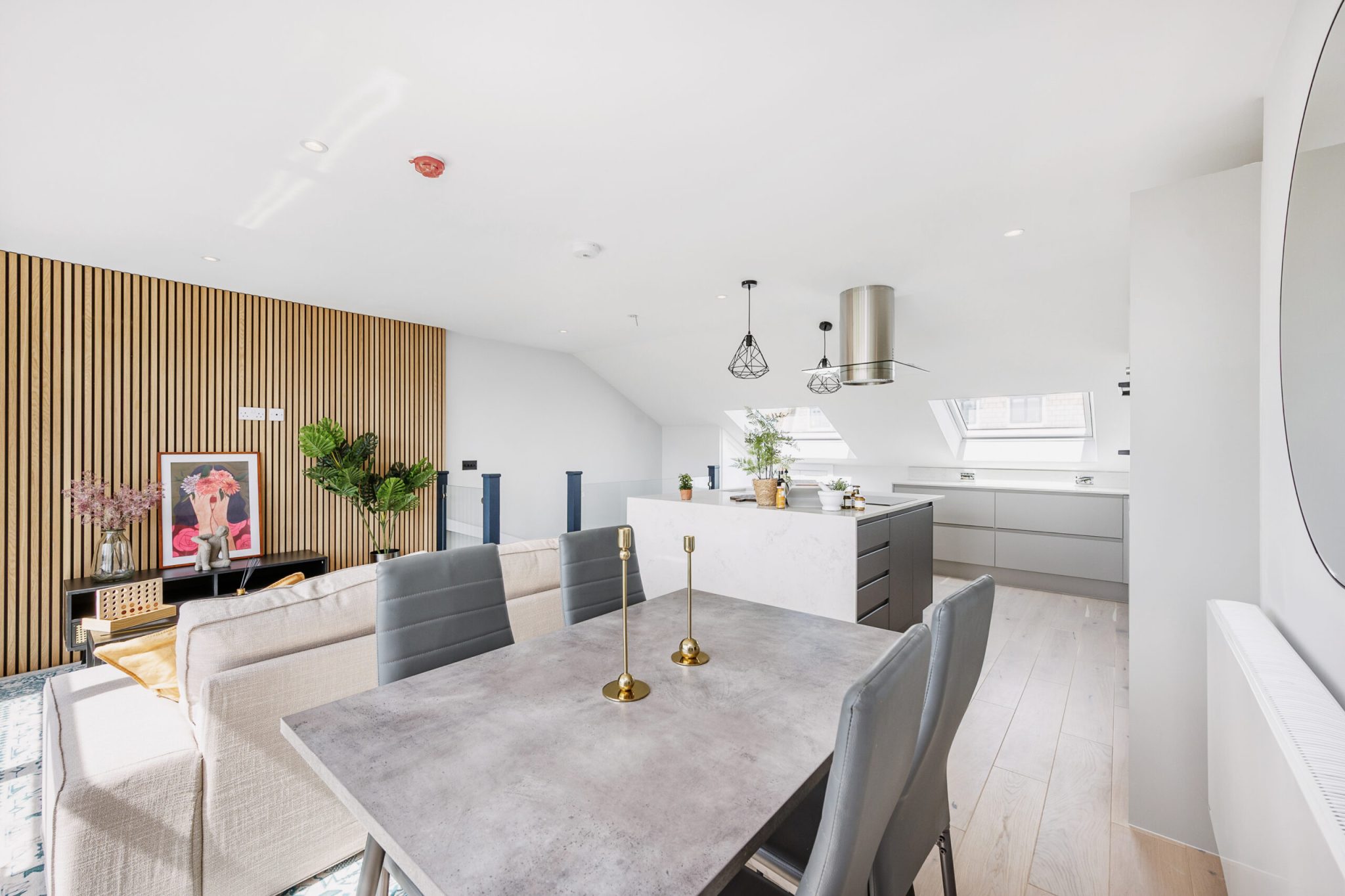 High-specification three-bedroom home delivered at Netherwood Road in Brook Green, W14