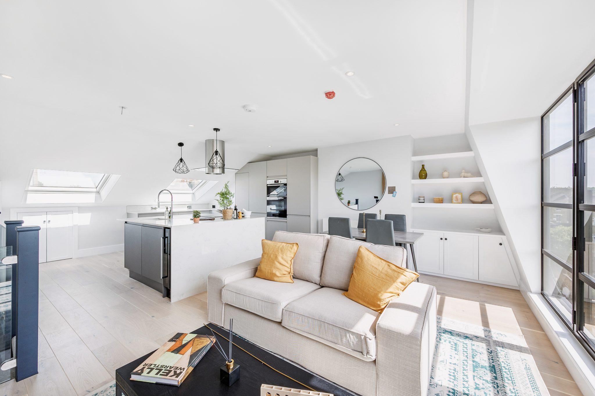 High-specification three-bedroom home delivered at Netherwood Road in Brook Green, W14