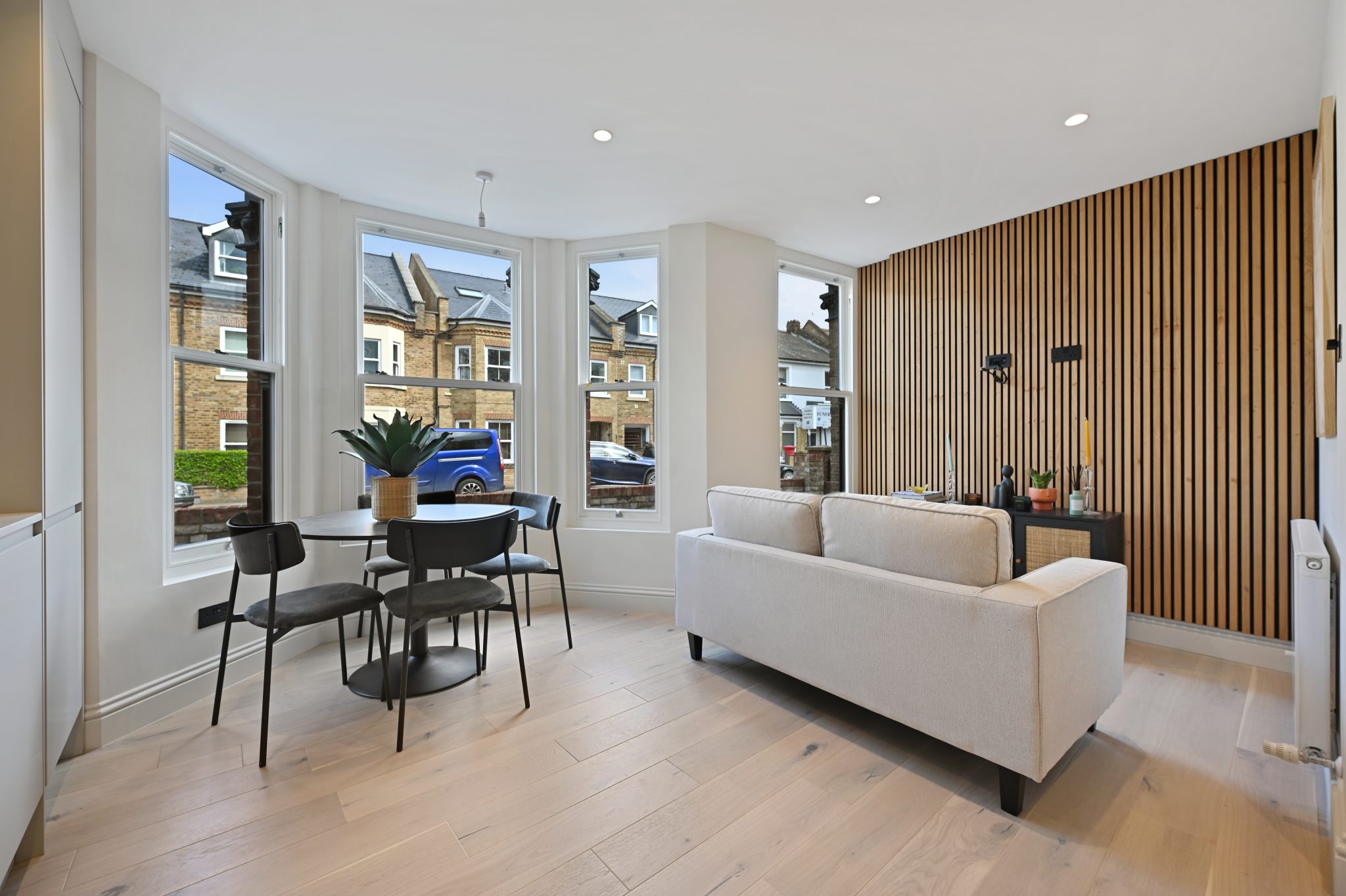 Exterior of the Printworks development in Chiswick, a former print works converted into five apartments