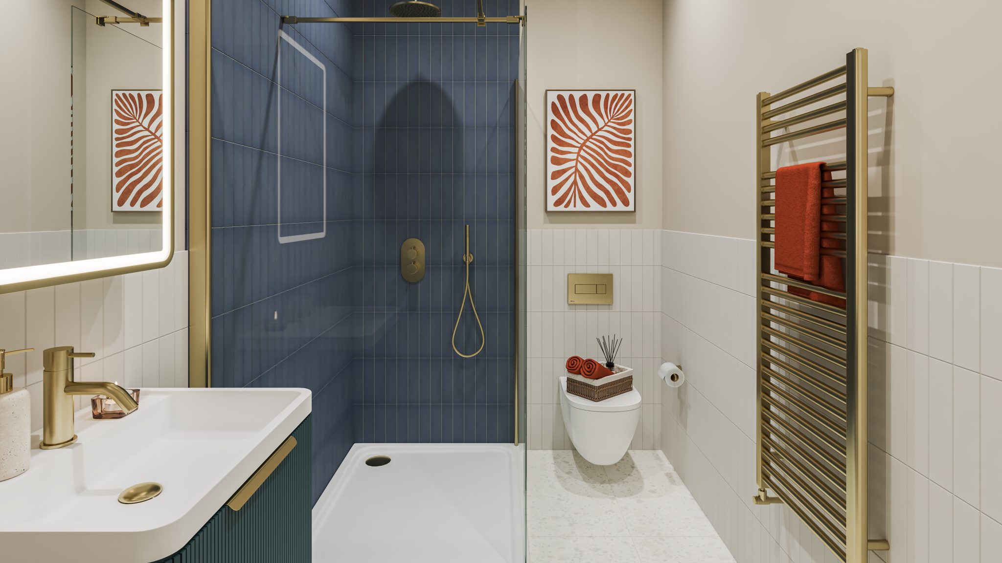 CGI visual of the Woodgrange Avenue development of five apartments in Ealing Common